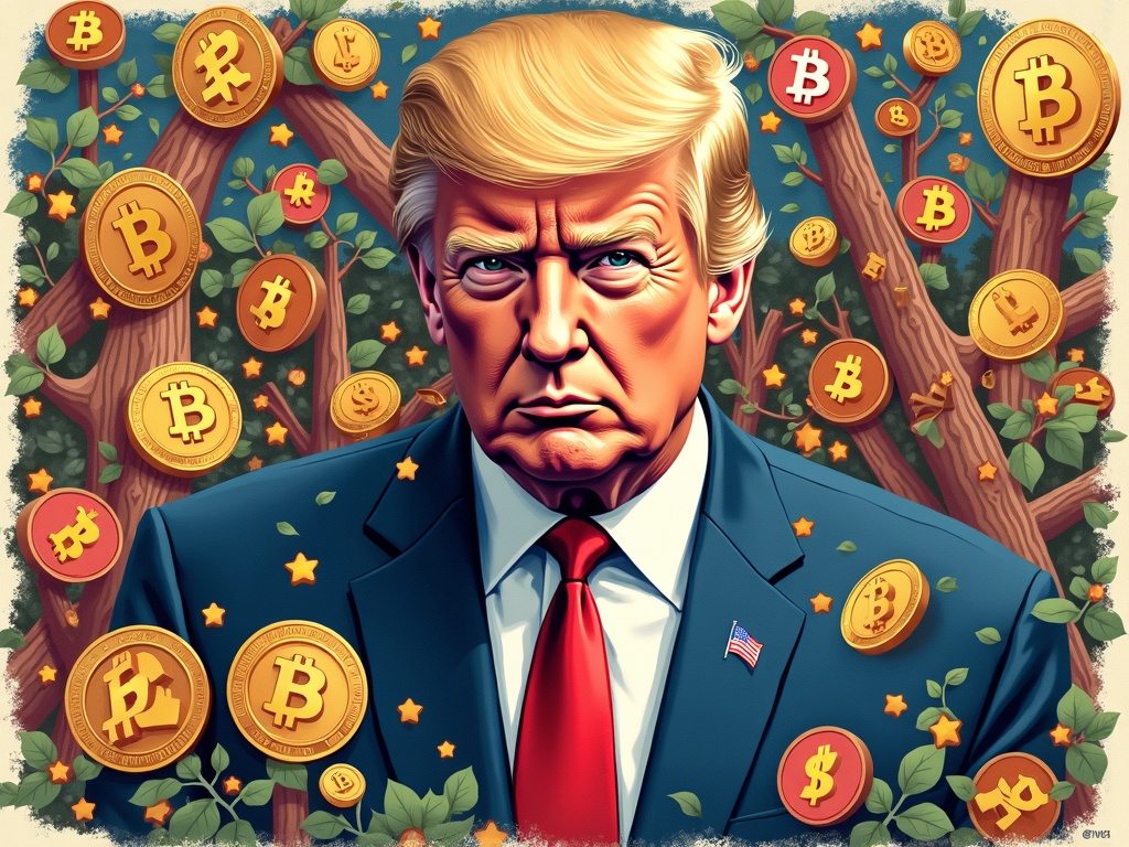 ## Заголовок: "Как Дональд Трамп Сформировал Крипторынок: Ожидания, Реалии и Будущие Перспективы до 2025 года" --- ### Основные темы и выводы: 1. **Влияние Трампа на крипторынок**: Как правление Дональда Трампа повлияло на актуальные тренды в криптовалютах и взаимодействие с альткоинами. 2. **Недавние падения рынка**: Обсуждение причин падений крипторынка, включая торговые войны и изменения в политике после инаугурации Трампа. 3. **Проблемы с регулированием**: Ввод новых законов, например, GENIUS Act, который усиливает регулирование криптовалют и стейблкоинов. 4. **Создание "Trump Coin" и его последствия**: Запуск мем-монеты, её влияние на рынок и новички, сталкивающиеся с волатильностью. 5. **Будущая интеграция криптовалют в пенсионные фонды**: Возможности и риски для инвесторов. 6. **Инвестиционные стратегии**: Рекомендации по диверсификации и долгосрочному инвестированию в условиях неопределенности. 7. **Экологические аспекты**: Устойчивое развитие и внимание к эк